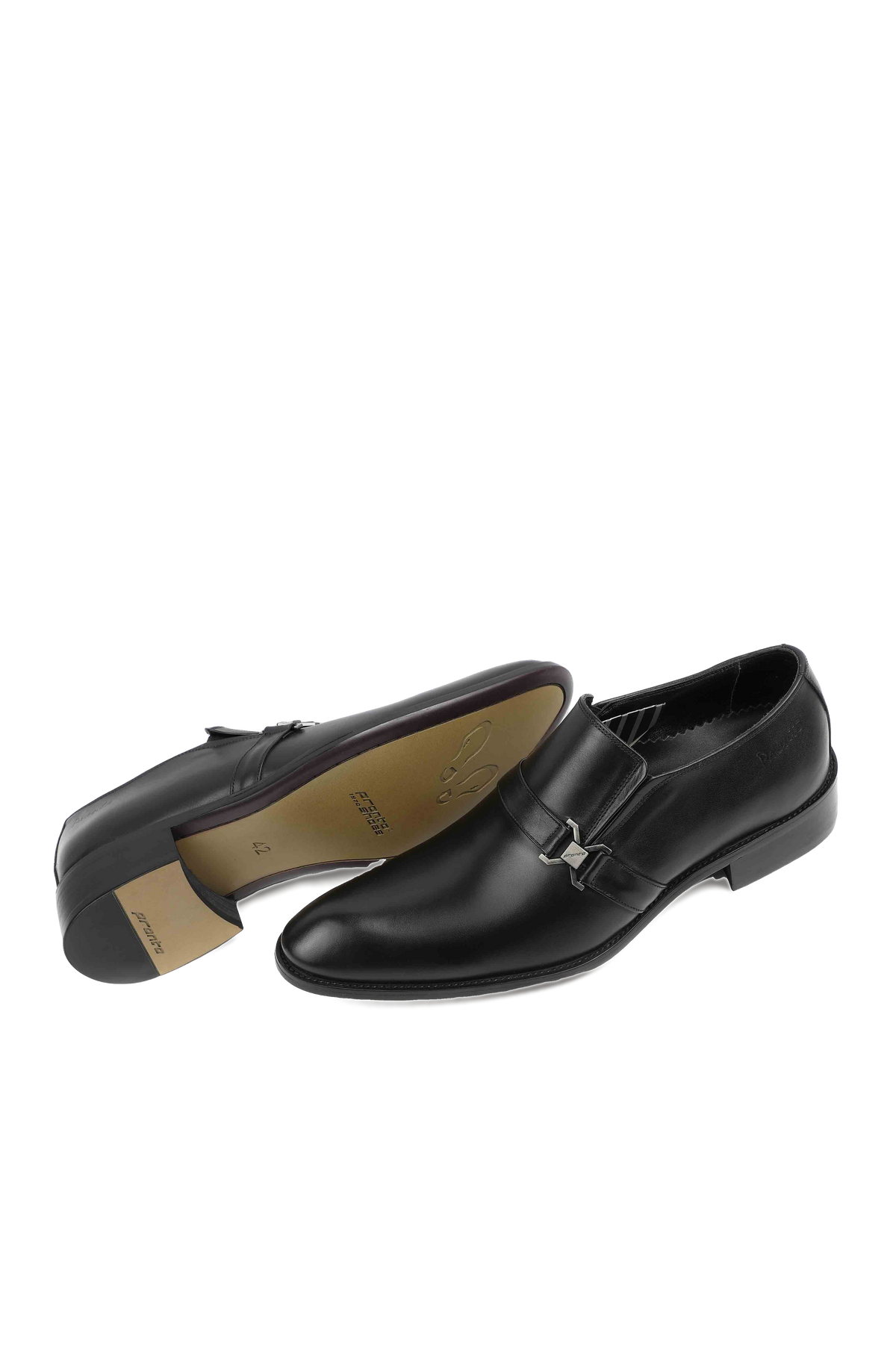 Plain Toe Strap Loafer
