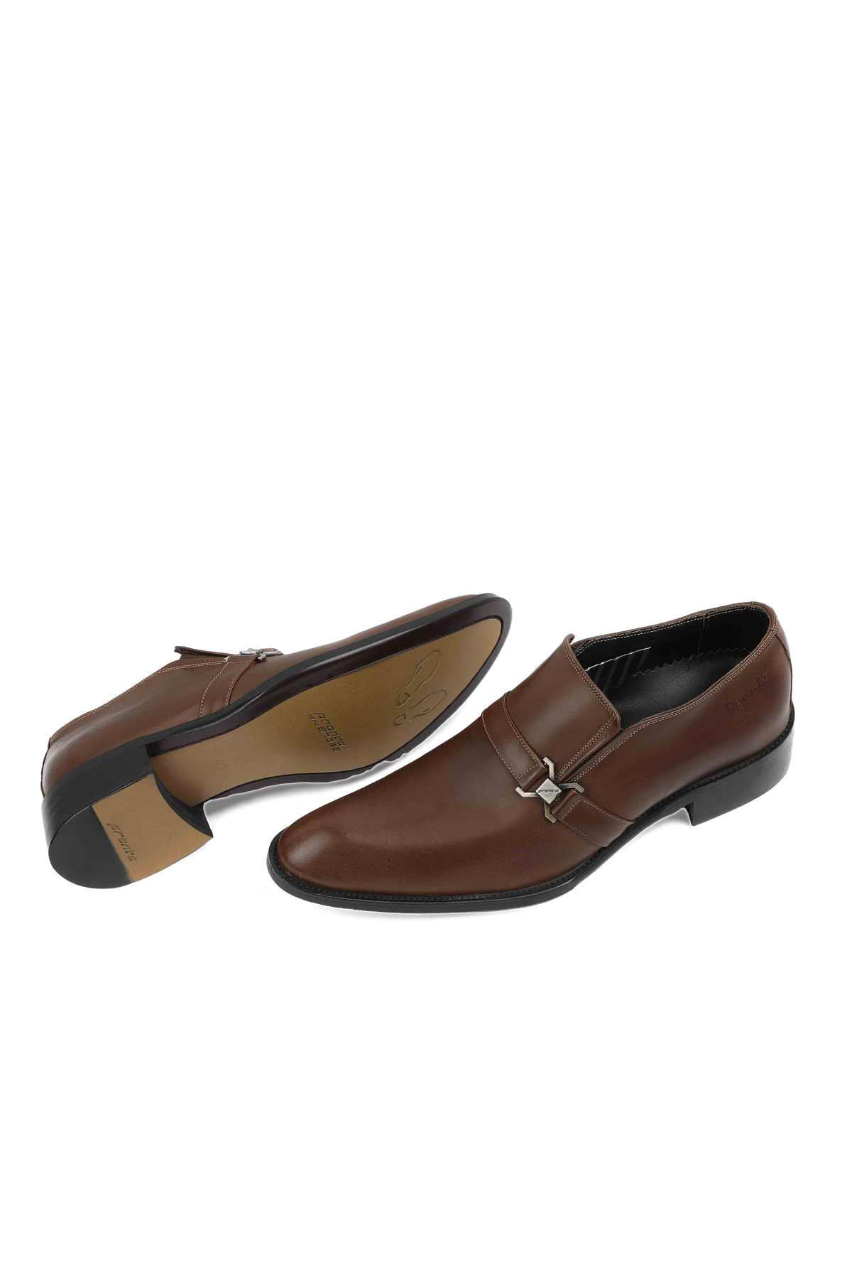 Plain Toe Strap Loafer