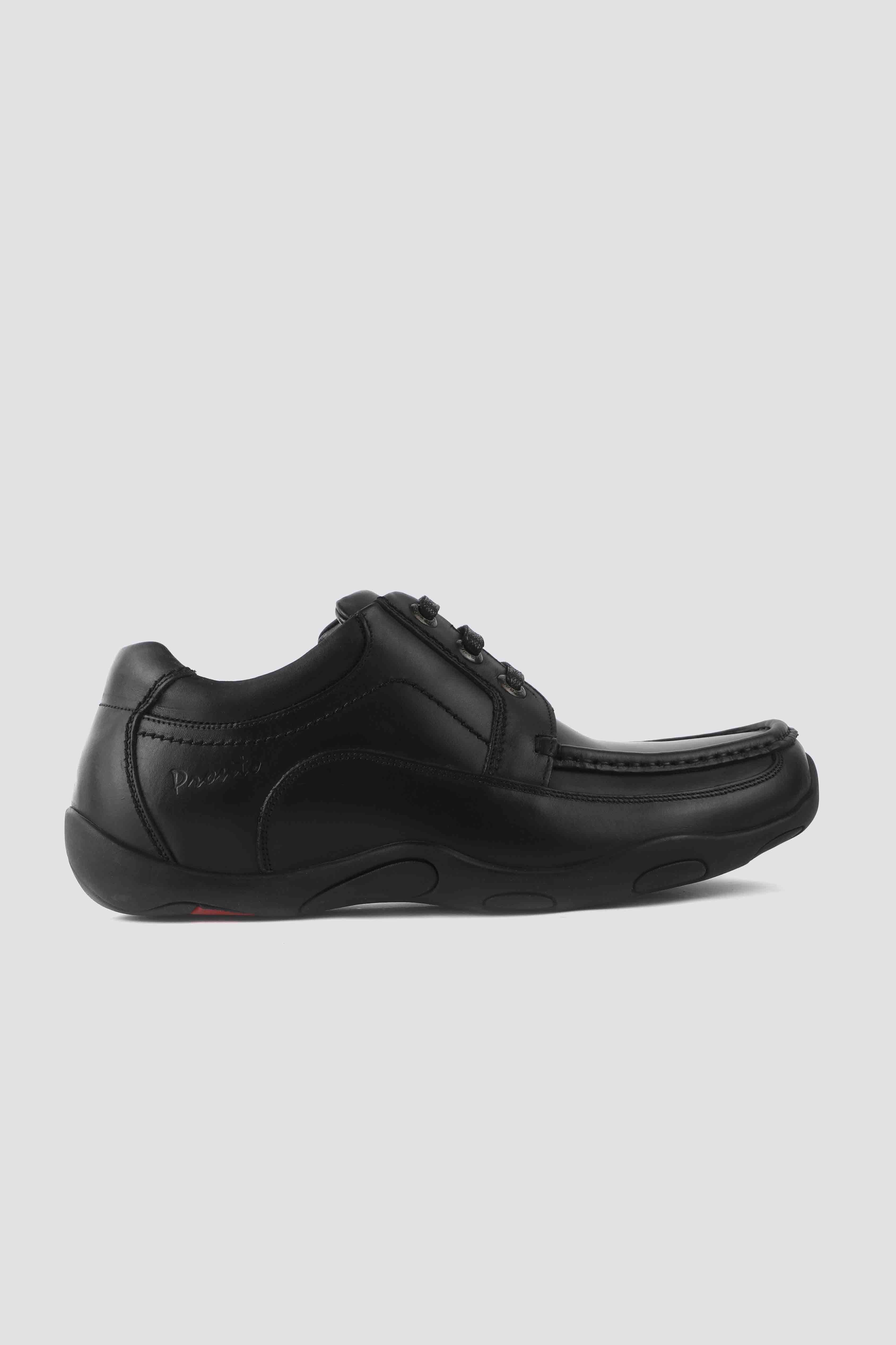 Woodland black leather hot sale formal shoes