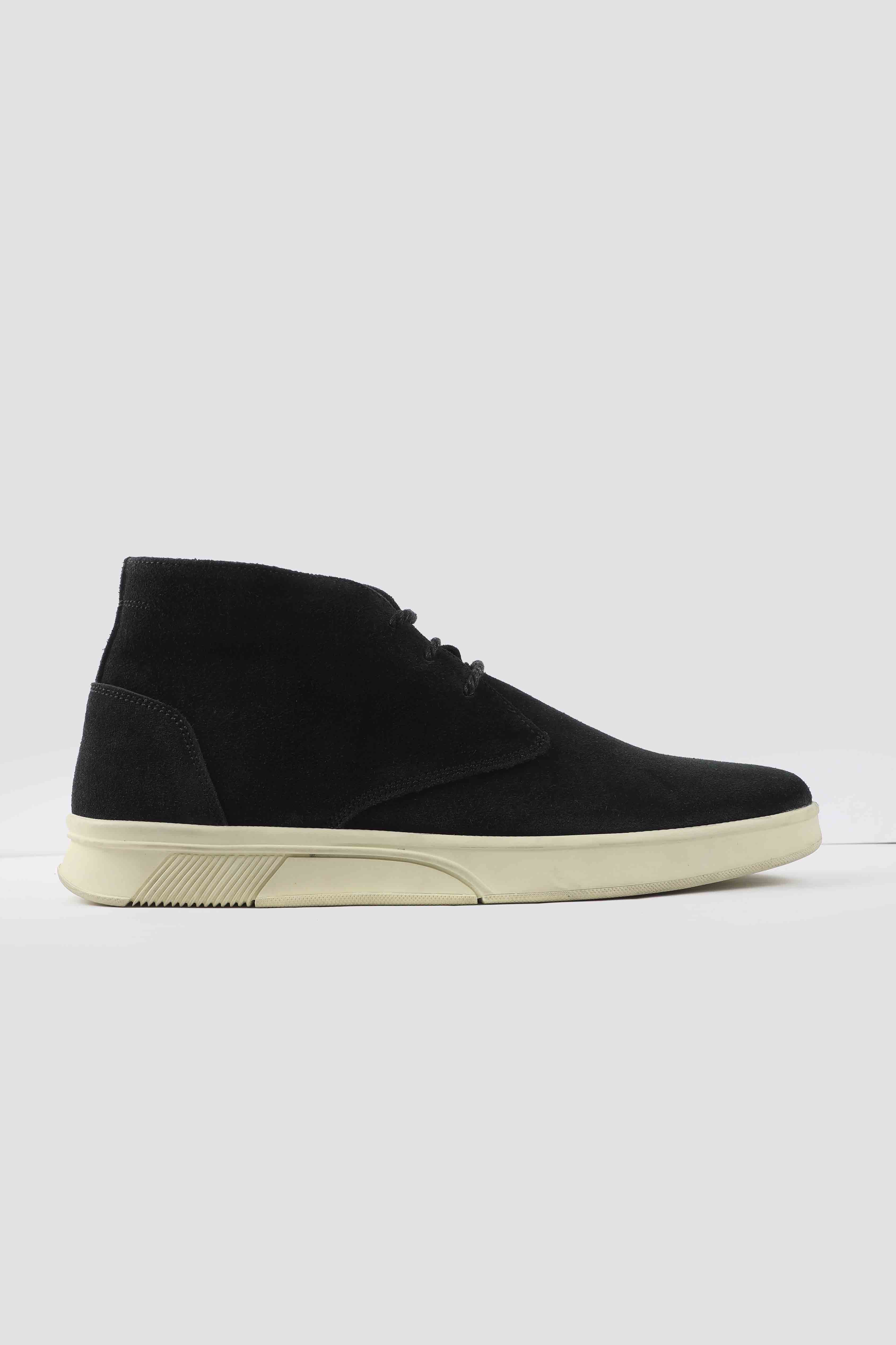 Black suede desert clearance boot