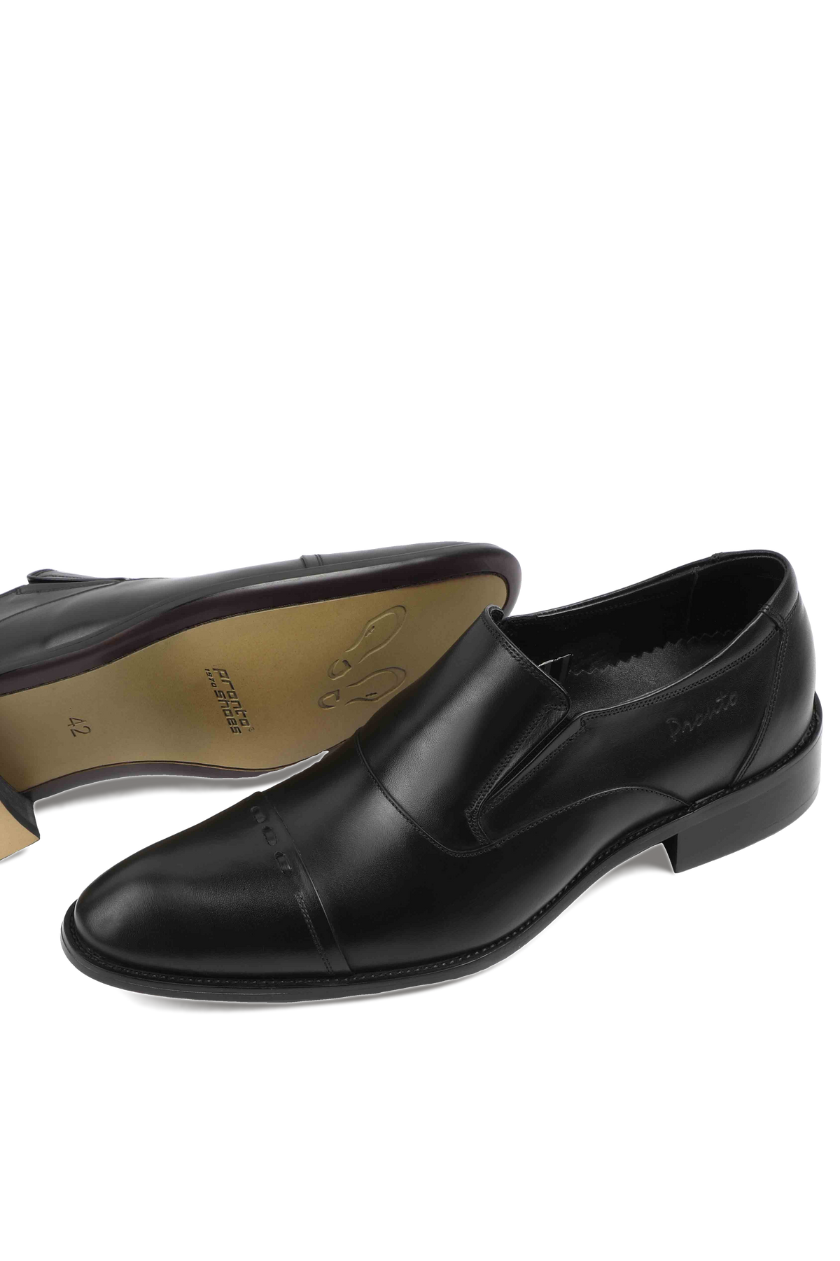 Cap Toe Strap Loafer