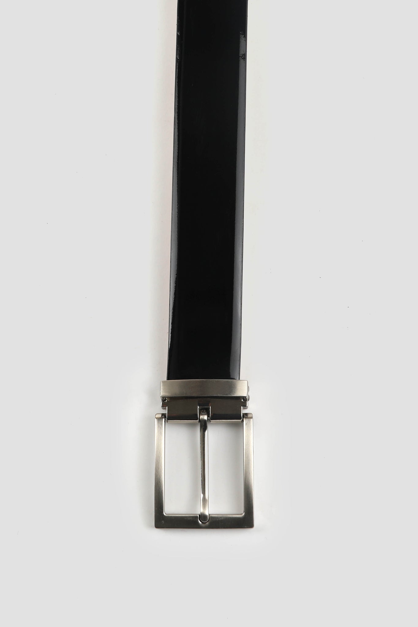 Metal Buckle Shiny Belt